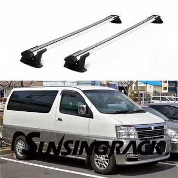 Sunsing 8155 Universal Aluminum Cross Bar Luggage Roof Rack Naked Roof