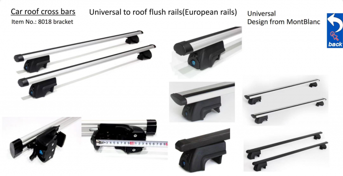 Sunsing 8108+B1 Aluminum Car Roof Cross Bars Universal Accessories to ...